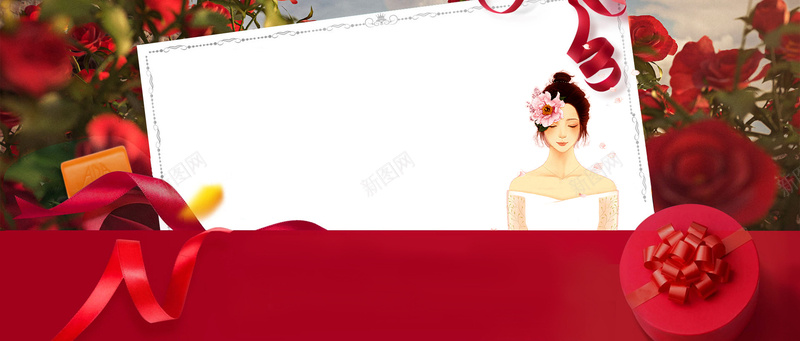 38妇女节梦幻花瓣女生丝带bannerpsd设计背景_新图网 https://ixintu.com 38妇女节 妇女节 梦幻 浪漫 文艺 小清新 简约 素材 广告 设计 背景 女孩 丝带 玫瑰 礼物盒