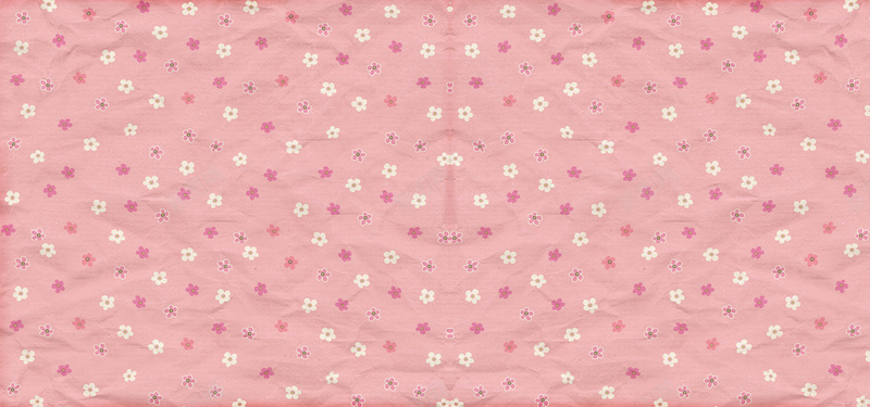 卡通花朵背景jpg设计背景_新图网 https://ixintu.com 卡通 手绘 文艺 粉色 花朵 碎花 海报banner 童趣