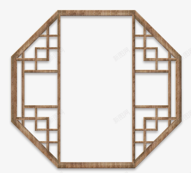古风简单木窗png免抠素材_新图网 https://ixintu.com 古风木窗 木窗 窗 实木窗