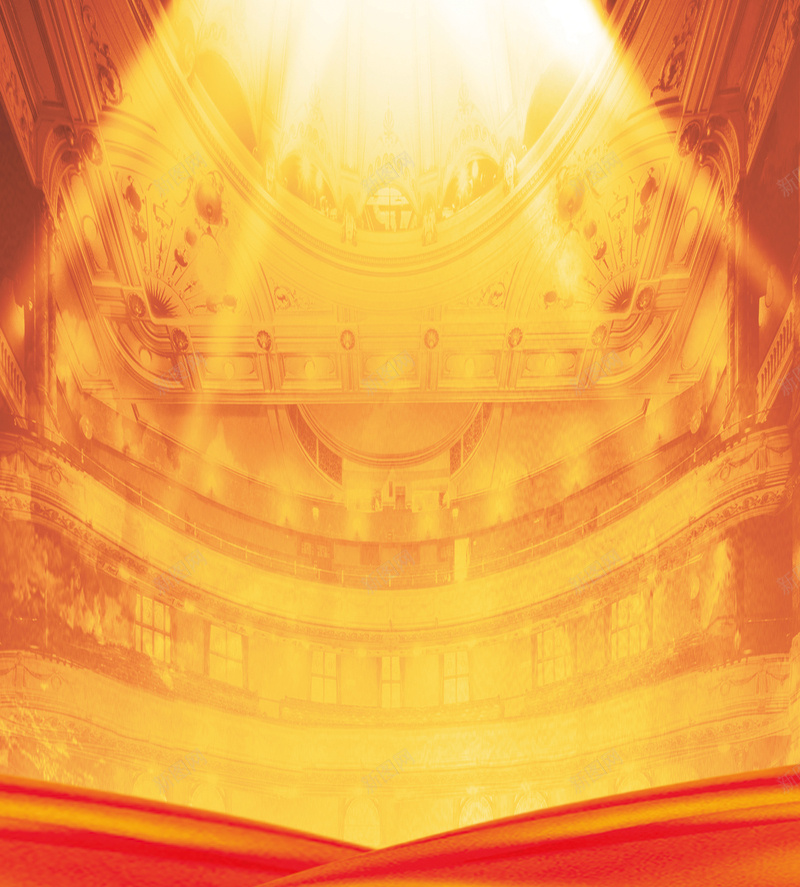 光荣榜展板背景psd设计背景_新图网 https://ixintu.com 展板 梦幻 浪漫 背景 金色 光荣榜
