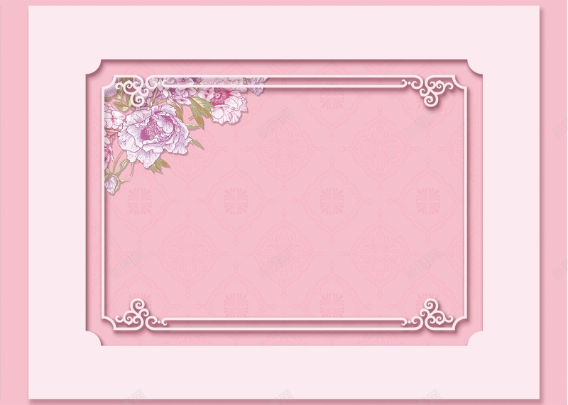 粉色婚礼海报背景素材psd设计背景_新图网 https://ixintu.com 婚礼设计 婚礼边框 粉色婚礼 粉色 花 婚礼秀主题板 浪漫 婚庆