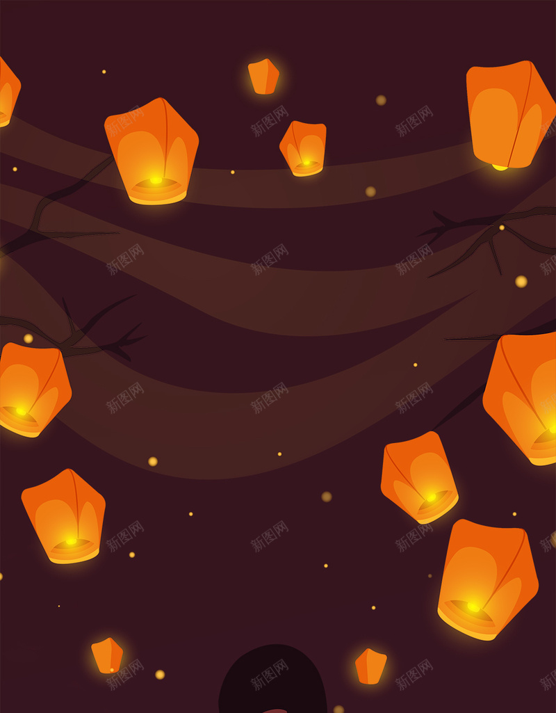 中秋团圆PSD分层H5psd设计背景_新图网 https://ixintu.com 暖色 中秋 团圆 孔明灯 秋季上新 电商 微商 秋季招聘 中秋佳节