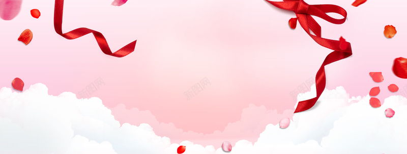 情人节浪漫粉色电商海报背景psd设计背景_新图网 https://ixintu.com 白色情人节 214情人节 情人节快乐 浪漫情人节 约惠情人节 情人节促销 甜蜜情人节 花瓣 玫瑰花 红色花瓣