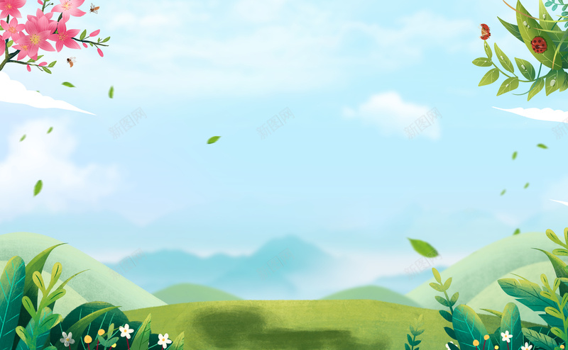 春暖花开背景psd设计背景_新图网 https://ixintu.com 春日背景 简约背景 春天背景 春暖花开 春暖花开背景 草长莺飞 绿色背景 踏春背景 清新背景 踏春 郊游背景
