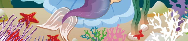 卡通手绘清新蓝色水族馆海报psd分层背景psd设计背景_新图网 https://ixintu.com psd分层 卡通 手绘 水族馆 海底世界 海报 清新 美人鱼 美人鱼图案 背景 蓝色