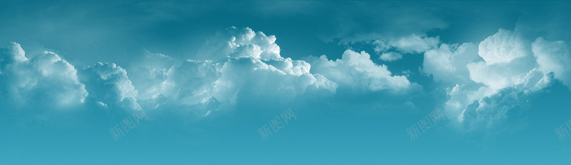 天空白云banner创意设计jpg设计背景_新图网 https://ixintu.com 干净 环保 纯色 简约 背景 海报banner 其他