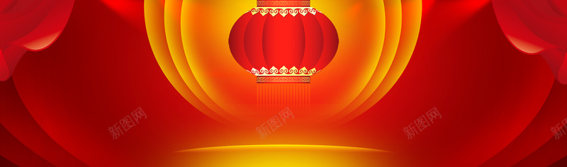 春节背景jpg设计背景_新图网 https://ixintu.com 红色 红色背景 花底纹 金边 金光 闪光 四射 喜庆背景 春节背景 舞台背景 灯笼 海报banner 春节 过年 中国风
