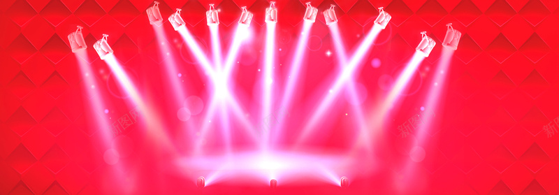 红色灯光背景jpg设计背景_新图网 https://ixintu.com 红色 炫彩 灯光 简约 海报banner 激情 狂欢