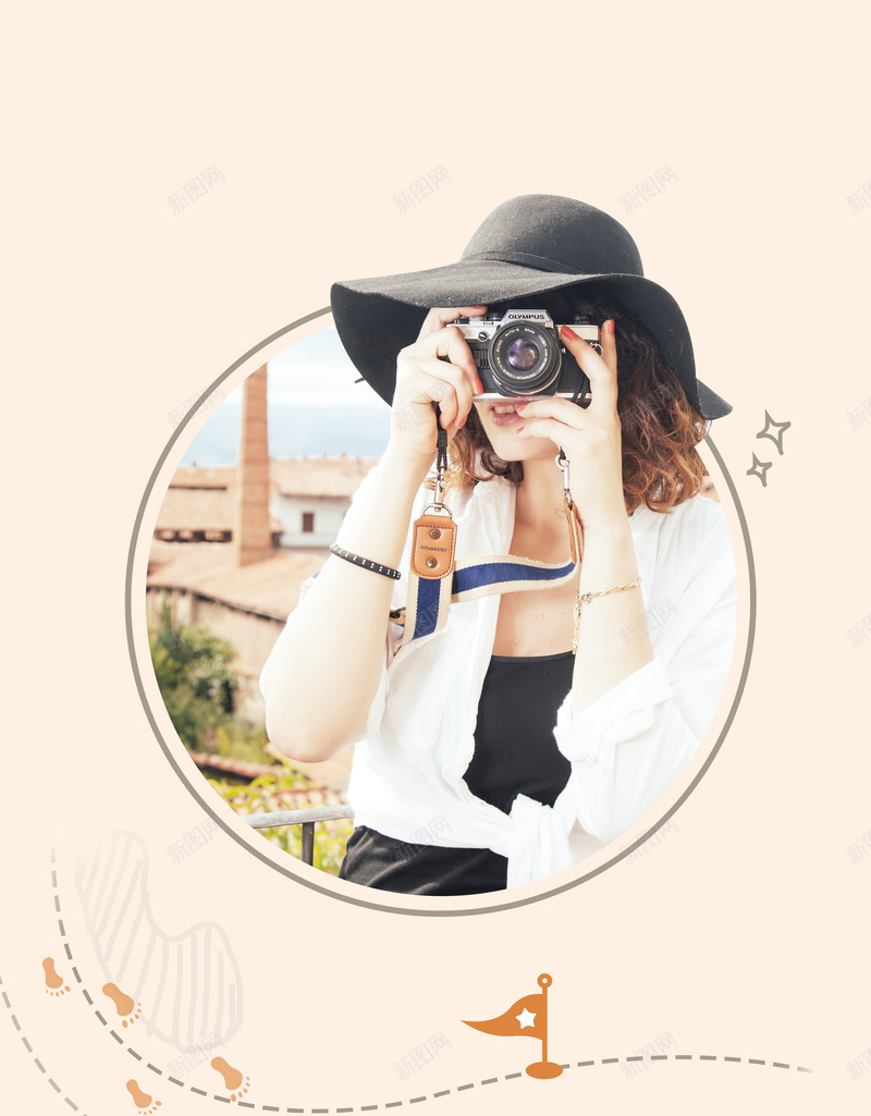 毕业季户外旅行海报背景素材jpg设计背景_新图网 https://ixintu.com 旅行促销 国内游 户外 摄影 橙色 说走就走 地价出行 带上家人快乐旅游 寻找自我 中国风 线条 小