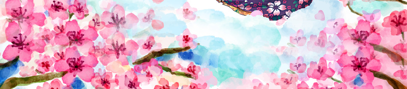 手绘女孩浪漫樱花节海报psd设计背景_新图网 https://ixintu.com 插画风格海报 日本樱花节 卡通女孩 春季 樱花 春天 手绘 花朵