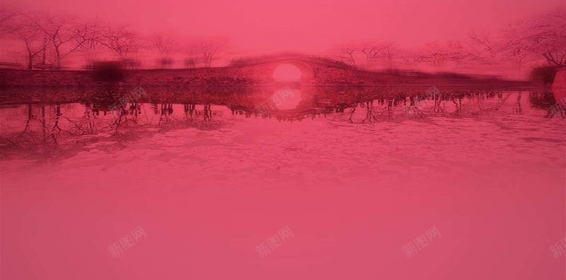 红色七夕情人节鹊桥会H5背景psd设计背景_新图网 https://ixintu.com 牛郎织女 情人节 七夕 红色 鹊桥 月亮 H5 h5