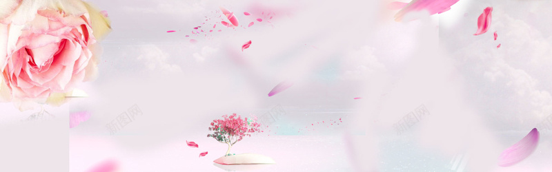 粉色花朵背景jpg设计背景_新图网 https://ixintu.com 粉红色背景 花 花瓣 美女 美容 美容海报 宁静 优雅 海报banner 其他