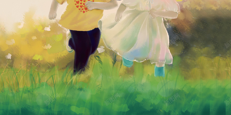 橙色卡通手绘情人节H5背景素材psd设计背景_新图网 https://ixintu.com 卡通手绘 七夕 情人节 乞巧节 幸福浪漫 H5背景素材 爱情 浪漫背景 节日海报 七夕海报 爱情传统