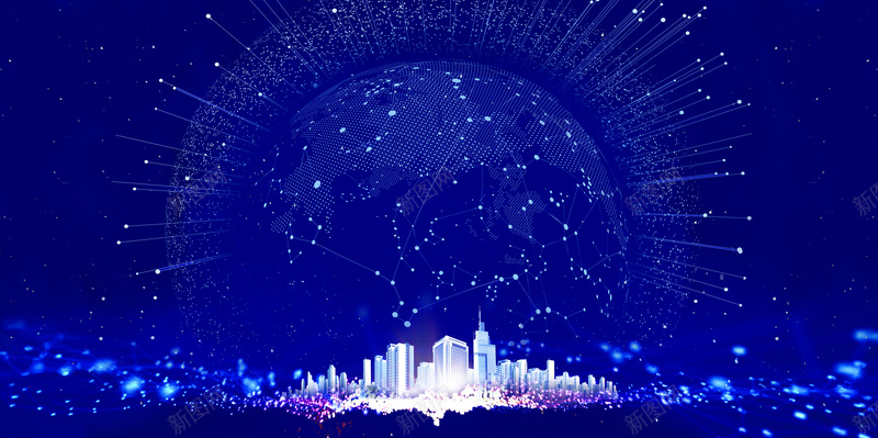 风雨同行共创未来企业科技展板psd设计背景_新图网 https://ixintu.com 企业展板 蓝色科技 商务 大气 商务展板 科技感 会议 商务峰会 绚丽线条 商务科技