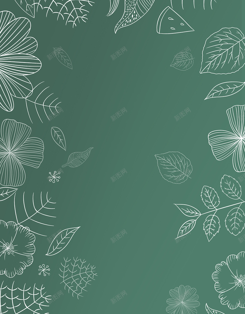 手绘花朵H5背景素材jpg设计背景_新图网 https://ixintu.com 卡通 手绘 童趣 花朵 边框 H5背景