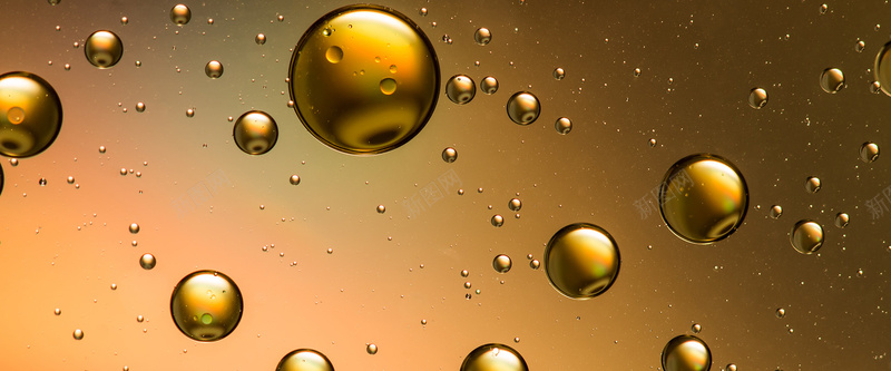水滴背景jpg设计背景_新图网 https://ixintu.com 水滴 水珠 圆形 博客 广告 淘宝 banner 高清 金色 海报banner 质感 纹理