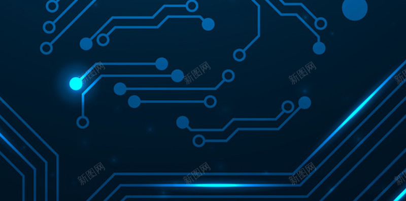 芯片线路科技感蓝色H5背景jpg设计背景_新图网 https://ixintu.com 芯片 科技感 蓝色背景 商务素材 闪烁 线条 H5背景素材 H5