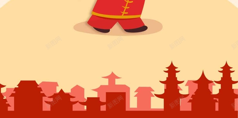 扁平化儿童舞狮子灯笼H5背景psd设计背景_新图网 https://ixintu.com 卡通儿童 新年背景 扁平化 舞狮子 红色 儿童舞狮子 城市背景 国风 灯笼 塔 扁平 渐变 几何
