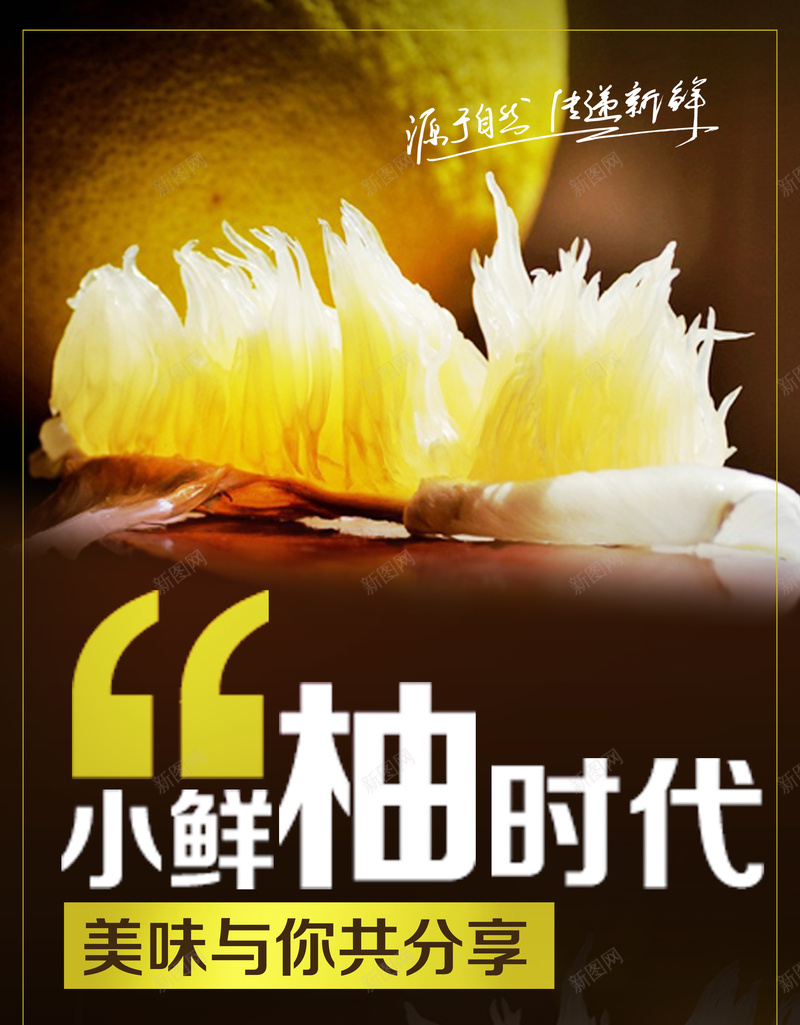 当季水果清新柚子时代来袭宣传海报背景素材jpg设计背景_新图网 https://ixintu.com 水果海报背景 字体素材 喜欢 柚子果肉背景素材 深色系海报素材 清新广告语素材 柚子时代素材