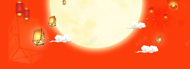 淘宝元宵海报背景jpg设计背景_新图网 https://ixintu.com 春节灯笼 新年灯笼 元宵灯笼 灯笼元素 红灯笼 节日灯笼 孔明灯 祥云 月亮 红色背景