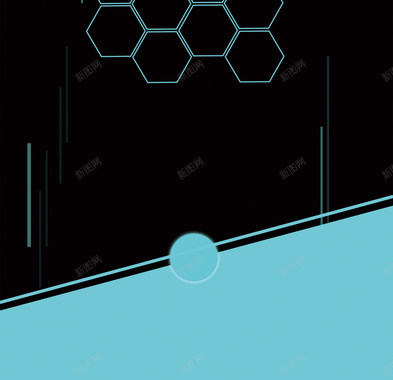 创意校园招聘活动展板psd设计背景_新图网 https://ixintu.com 校园招聘展板 科技展板 蓝色科技 科技 科技感 科技风 高科技 扁平 渐变 几何