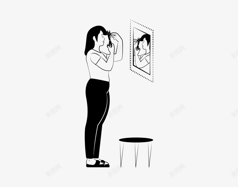 indiandoodle手绘png免抠素材_新图网 https://ixintu.com 人物 手绘