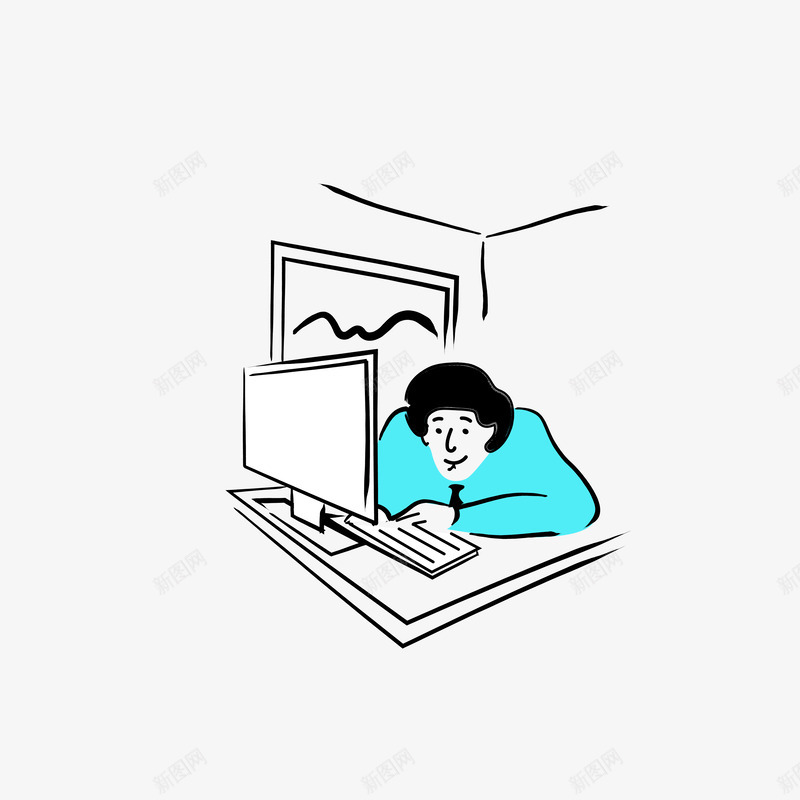 Illustration Kit条漫png免抠素材_新图网 https://ixintu.com 人物扁平 条漫
