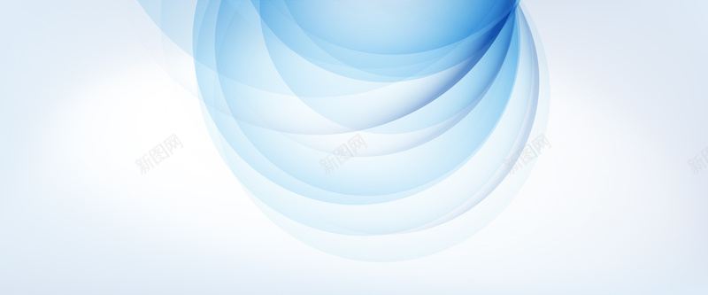 蓝色叠影半圆形背景jpg设计背景_新图网 https://ixintu.com 浅蓝色背景 半圆形 海报banner 扁平 渐变 半圆体 几何