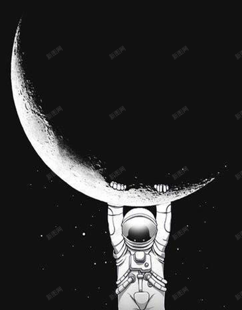 宇航员月亮背景jpg设计背景_新图网 https://ixintu.com 宇航员 商务 月亮 科幻 科技 H5 h5