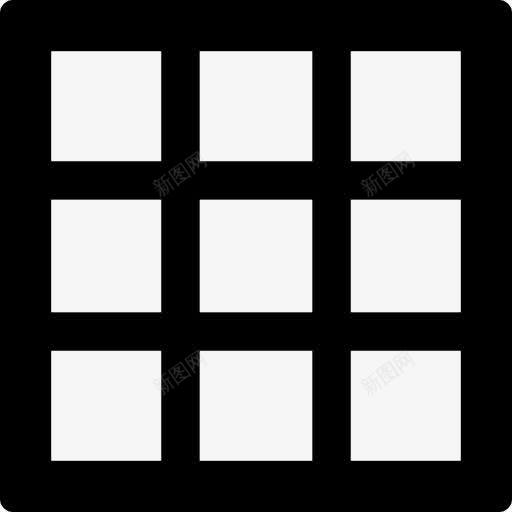 格子图标png_新图网 https://ixintu.com 平方 形状 线条 几何 几何形网格