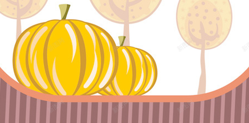 条纹相框感恩节背景图jpg设计背景_新图网 https://ixintu.com 感恩节 南瓜 条纹 相框 节日 文字 扁平 渐变 几何
