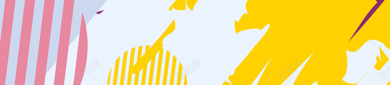 简约小清新几何上新海报设计psd设计背景_新图网 https://ixintu.com 上新 几何 春季 蓝色 黄色 几何图形 线条 小清新 几何背景 大气 简约 清新