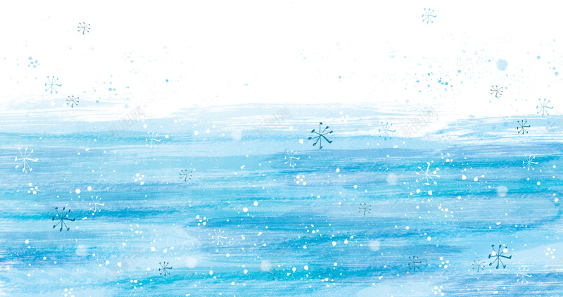蓝色手绘雪花背景psd设计背景_新图网 https://ixintu.com 手绘 线条 花纹 蓝色 雪花 圆点 水彩 卡通 童趣