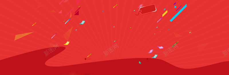 红色天猫背景psd设计背景_新图网 https://ixintu.com 年中大促 年中促销 喷溅 钱包 几何背景 时尚简约扁平化商场年中大促 打散 促销海报 海报banner 扁平 渐变 几何