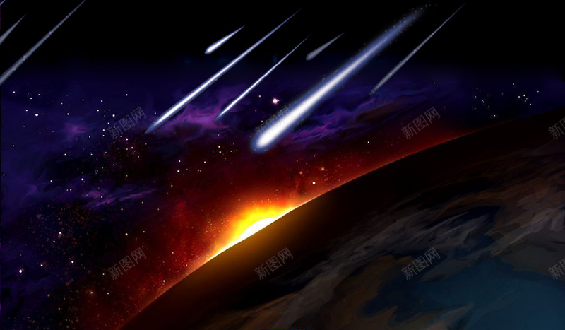 淘宝双十一震撼海报psd设计背景_新图网 https://ixintu.com 双十一 地球 宇宙 流星 星云 震撼 狂欢 开心 双11 1111 星空 星海 星际 激情
