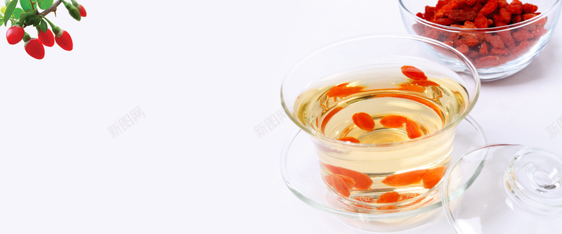 枸杞简约白色bannerjpg设计背景_新图网 https://ixintu.com 枸杞 养生 食材 清新 简约 食物 生鲜 促销 折扣 电商 白色 banner