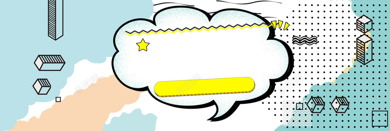 点线面清新孟菲斯banner背景jpg设计背景_新图网 https://ixintu.com 几何 图形 点 线 面 清新 图案 孟菲斯 线条 圆点 圆形 长方形 banner