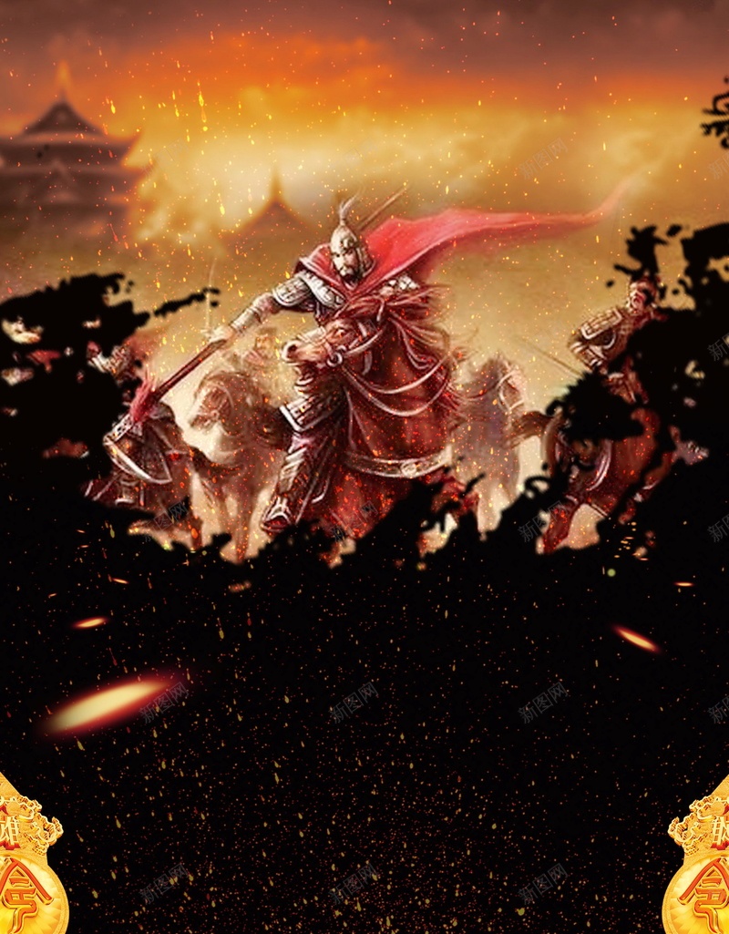黑金复古军令状挑战jpg设计背景_新图网 https://ixintu.com 军令状 企业励志 激励 挑战 战斗 挑战书 军令状战书 大气兵马 平面设计 分层文件 源文件 高清