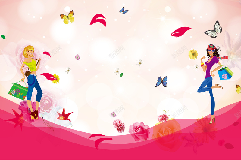 母亲节特惠活动海报背景素材psd设计背景_新图网 https://ixintu.com 母亲节 玫瑰花 女人 特惠 花朵 特惠活动海报设计PSD 购物 商场促销 卡通