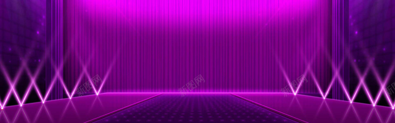 紫色几何光影背景jpg设计背景_新图网 https://ixintu.com 横幅背景 几何 光影 渐变 紫色 全屏banner背景 紫红色 海报banner 扁平