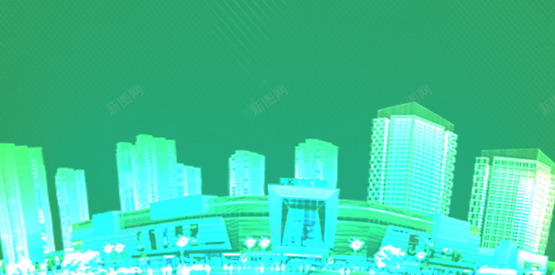 扁平绿色城市PSD分层H5背景素材psd设计背景_新图网 https://ixintu.com 城市 扁平 简约 线条 绿色 渐变 PSD分层 H5背景素材