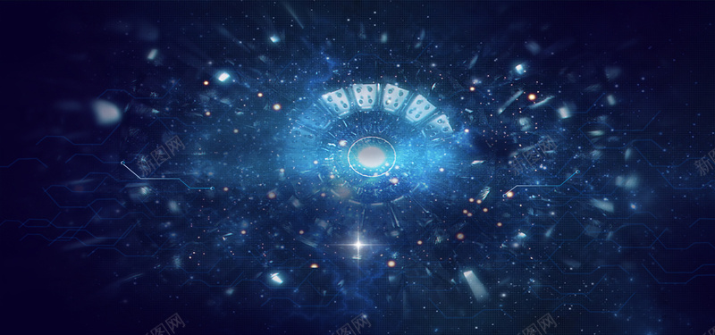 电子科技主题蓝色宇宙星空海报背景免费下载psd设计背景_新图网 https://ixintu.com 科技 蓝色 宇宙 海报背景 全屏 横版 电子 星空