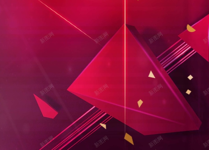 创意红色海报背景模板psd设计背景_新图网 https://ixintu.com 创意 红色 海报 几何 光点 简约 psd 线条 渐变