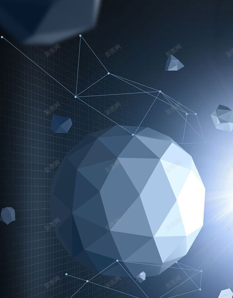 几何线条科技H5背景jpg设计背景_新图网 https://ixintu.com 几何 唯美 科技 线条 蓝色 H5背景 简约 创意 科技背景