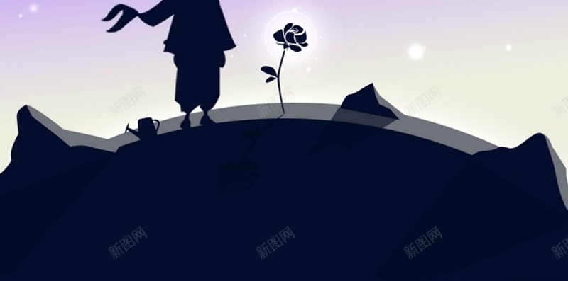 梦幻卡通星球h5背景jpg设计背景_新图网 https://ixintu.com 星球背景 卡通 梦幻 浪漫 渐变 H5背景 玫瑰花 剪影 H5 h5 童趣 手绘