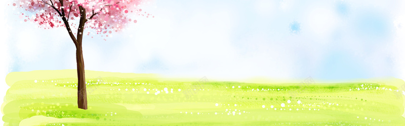 唯美水彩jpg设计背景_新图网 https://ixintu.com anner轮播 海报banner 唯美 水彩 树 横幅banner背景 banner轮播 卡通 童趣 手绘
