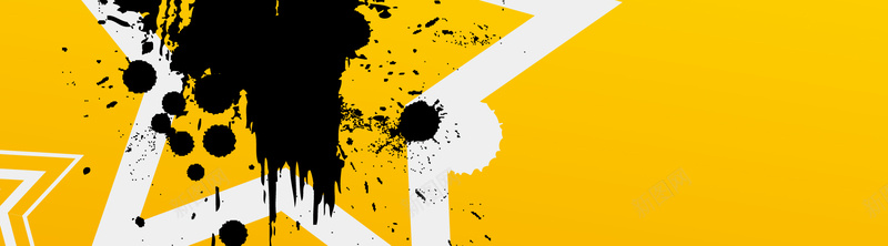 时尚线条背景bannerpsd设计背景_新图网 https://ixintu.com 几何 时尚 渐变 线条 质感 纹理 撕边 毛边 喷溅 黄色 海报banner 扁平