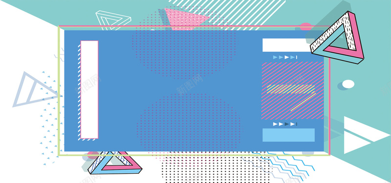 孟菲斯风格几何清新图案bannerjpg设计背景_新图网 https://ixintu.com 孟菲斯 几何 图案 清新 线条 小清新 广告背景 PSD设计 PSD分层 背景 背景图 广告设计背景