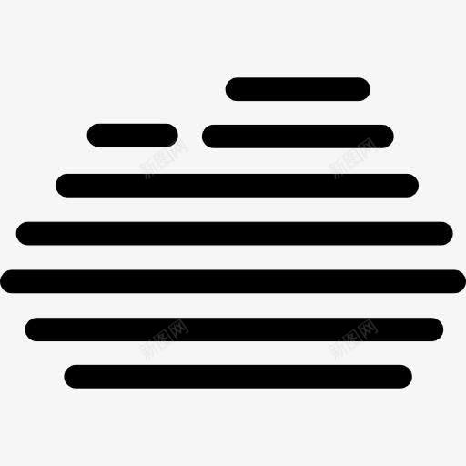 云的水平线天气符号图标png_新图网 https://ixintu.com 云 天气 符号 线条 直 水平 平行 多 气氛 水平线