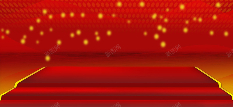 红色商务背景psd设计背景_新图网 https://ixintu.com 海报banner 商务 天猫 科幻 线条 淘宝 科技